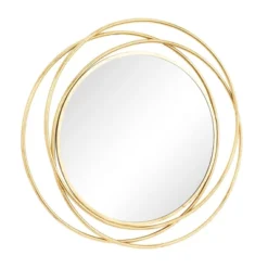 Metal Overlapping Circle Frame Wall Mirror- Olivia & May -Umbra Home Decor Shop GUEST 935fffe7 3220 4d2e be6d 70f0b64a9644