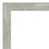 Amanti Art Dove Greywash Petite Bevel Bathroom Wall Mirror 30 X 24 In.
