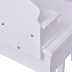 Tangkula Oval Vanity Mirror Dressing Table Beauty Dresser Cosmetics Organizer W/ Cushioned Bench -Umbra Home Decor Shop GUEST 94e57c47 90b7 447e 8af3 9edd7caf45e3