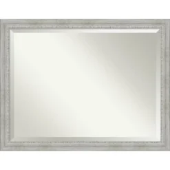Amanti Art Rustic White Wash Beveled Wood Bathroom Wall Mirror -Umbra Home Decor Shop GUEST 965ae7b8 b83b 43ad 833b 8a75a6a10a04