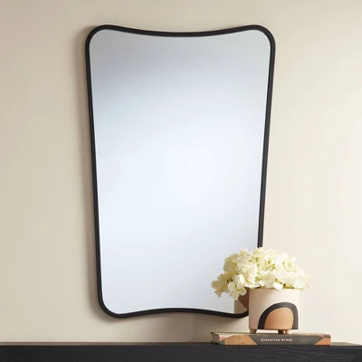 Uttermost Segundo Black Metal 22" X 34" Wall Mirror 1 Uttermost Segundo Black Metal 22" X 34" Wall Mirror