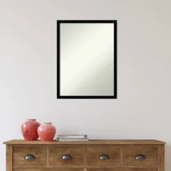 20" X 26" Non-Beveled Bathroom Wall Mirror Jet Black - Amanti Art 15 20" X 26" Non-Beveled Bathroom Wall Mirror Jet Black - Amanti Art -Umbra Home Decor Shop GUEST 990449b6 68d5 478c bb35 f83a9da9ddf5