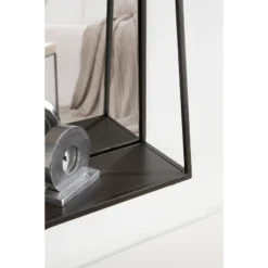 Lintz Metal Framed Decorative Wall Mirror With Shelf - Kate & Laurel All Things Decor -Umbra Home Decor Shop GUEST 99db99ab c58f 4727 a1eb 5f6852b0e6df
