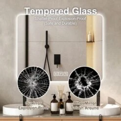 Bathroom Mirror With Led Lights Front And Backlit,Anti-Fog Lighted Vanity Mirrors For Wall Mounted,3 Colors And 5 Level Dimmable, Horizontal/Vertical 16 Bathroom Mirror With Led Lights Front And Backlit,Anti-Fog Lighted Vanity Mirrors For Wall Mounted,3 Colors And 5 Level Dimmable, Horizontal/Vertical -Umbra Home Decor Shop GUEST 9a5ea56a 2f0f 42bc a891 2f94131ead4b 1