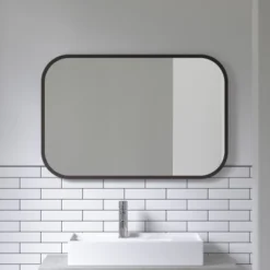 24"x 36" Hub Rectangular Wall Mirror Black - Umbra -Umbra Home Decor Shop GUEST 9ac50ffc d35d 4576 b3ec 2afd8932cd9a