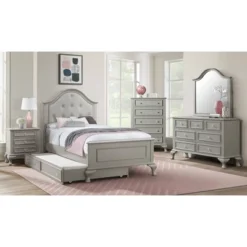 Jenna Dresser With Mirror Gray - Picket House Furnishings