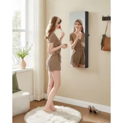 SONGMICS Jewelry Cabinet Storage Wall-Mounted Jewelry Organizer Armoire Full-Length Mirror -Umbra Home Decor Shop GUEST 9b72d8ef 519a 4cfc 9611 40f6c3f5544b