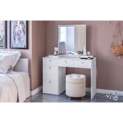 Nevada Vanity With Mirror White - Polifurniture -Umbra Home Decor Shop GUEST 9cf23c0c 74b5 461e 95b0 7f92d46e4677