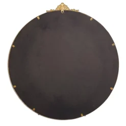 28.5" X 28.5" Round Ornate Metal Accent Wall Mirror Antique Gold - Head West -Umbra Home Decor Shop GUEST 9e504b46 3745 4128 a1b5 07eb061b9d66