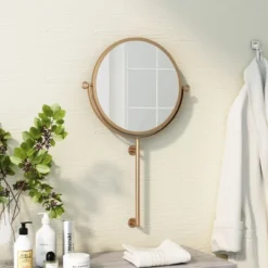 Calera Decorative Wall Mirror Gold - ZM Home -Umbra Home Decor Shop GUEST 9fc938ed c49a 47e2 afb1 af2323abaffc