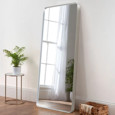 Aalysia 71" X 28" Full Length Mirror, Aluminum Alloy Frame Mirror Full Length For Leaning & Wall Mounted, Round Corners, No Stand - The Pop Home 8 Aalysia 71" X 28" Full Length Mirror, Aluminum Alloy Frame Mirror Full Length For Leaning & Wall Mounted, Round Corners, No Stand - The Pop Home - Image 8