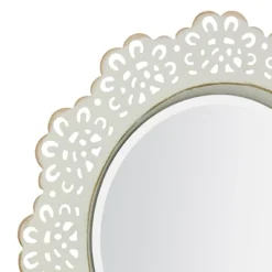 12.5" Floral Metal Lace Wall Mirror Ivory - Stonebriar Collection 7 12.5" Floral Metal Lace Wall Mirror Ivory - Stonebriar Collection -Umbra Home Decor Shop GUEST a13c3e05 4b90 4a3c 9322 ae67ccd4b6f3