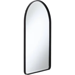 Uttermost Clara Arch Top Vanity Decorative Wall Mirror Modern Beveled Matte Black Metal Frame 24" Wide For Bathroom Bedroom Living Room Home Entryway 7 Uttermost Clara Arch Top Vanity Decorative Wall Mirror Modern Beveled Matte Black Metal Frame 24" Wide For Bathroom Bedroom Living Room Home Entryway -Umbra Home Decor Shop GUEST a1b425e6 525e 454c b558 84c66b3b22ee