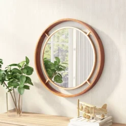 ZM Home 24" Luxe Round Mirror Gold -Umbra Home Decor Shop GUEST a1c820b4 9bfa 415f 88ed f5a7e1949fca