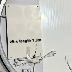 36*36in LED Bathroom Mirror, Anti-Explosion Glass, Rust-Resistant, Anti-Fog Features, Tri-Color Changing, Ideal For All Bathroom Decors -Umbra Home Decor Shop GUEST a2badf03 ffcf 48b6 a254 e30214562d42