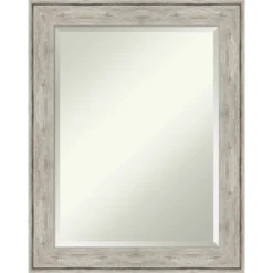 Crackled Framed Bathroom Vanity Wall Mirror Metallic - Amanti Art -Umbra Home Decor Shop GUEST a31d7376 f80e 4a08 abb8 c9719180b672