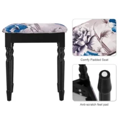 Tangkula Tri Folding Vanity Mirror Makeup Table Set W/4 Drawers & Stool White -Umbra Home Decor Shop GUEST a32f7c58 ed88 4daa 837c 4ca6a92aa998