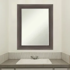 Amanti Art Hardwood Petite Bevel Wood Bathroom Wall Mirror -Umbra Home Decor Shop GUEST a3fa230b ff36 44bc 9af0 28e7949f0468