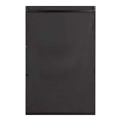 20" X 32" Lyla Metal Framed Arch Decorative Wall Mirror Black - Kate & Laurel All Things Decor 3 20" X 32" Lyla Metal Framed Arch Decorative Wall Mirror Black - Kate & Laurel All Things Decor - Image 3