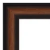 Amanti Art Yale Walnut Non-Beveled On The Door Mirror Full Length Mirror, Wall Mirror 51.5 In X 17.5 In.