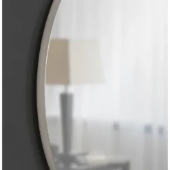 28" Rollo Round Wall Mirror Silver - Kate & Laurel All Things Decor 9 28" Rollo Round Wall Mirror Silver - Kate & Laurel All Things Decor -Umbra Home Decor Shop GUEST a56bc6ed 6afb 4e81 a00f bbbf0a459dce