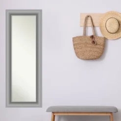 20" X 54" Non-Beveled Peak Polished Nickel Full Length On The Door Mirror - Amanti Art 15 20" X 54" Non-Beveled Peak Polished Nickel Full Length On The Door Mirror - Amanti Art -Umbra Home Decor Shop GUEST a5f48432 4bb9 48ba 8d67 dca55f13a360