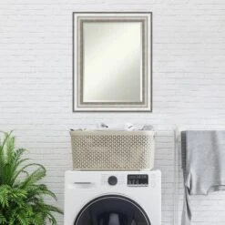 23" X 29" Salon Framed Wall Mirror Silver - Amanti Art -Umbra Home Decor Shop GUEST a685b687 ce97 4c6e 80db 41015436b49a