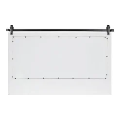 42" X 27" Cates Framed Wall Mirror With Shelf And Hooks White - Kate & Laurel All Things Decor -Umbra Home Decor Shop GUEST a71ca688 46a3 456d 8e8b c95c9f297a1b