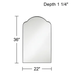 Uttermost Harlan Oil-Rubbed Bronze 22" X 36" Arch Top Wall Mirror -Umbra Home Decor Shop GUEST a7779adc e302 4313 994b c52e3484e6a9