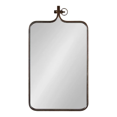 20" X 35" Yitro Rectangle Wall Mirror Bronze - Kate & Laurel All Things Decor 1 20" X 35" Yitro Rectangle Wall Mirror Bronze - Kate & Laurel All Things Decor