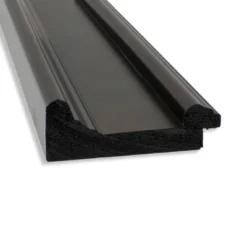 44" X 33" Non-Beveled Ridge Bronze Wall Mirror - Amanti Art: Modern Rectangular, Includes Mounting Hardware