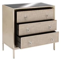Wood And Metal Mirror Chest Silver/Gray - Olivia & May -Umbra Home Decor Shop GUEST ac34af66 7d91 4661 8c6d 7dec2650e091