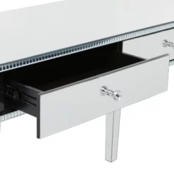 Glam Mirror And Wood Console Table Desk Silver - Olivia & May 22 Glam Mirror And Wood Console Table Desk Silver - Olivia & May -Umbra Home Decor Shop GUEST ad4afe06 08d3 44f8 bfb0 8cd830a86ea1