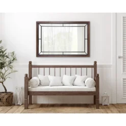 24" X 36" Audubon Rectangle Wall Mirror Rustic Brown - Kate & Laurel All Things Decor -Umbra Home Decor Shop GUEST ad6aafc3 f5c8 4b1e 89ff 3b650b2bd9d1