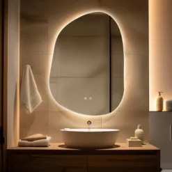 WallBeyond 22"x30" Irregular LED Vanity Mirror Clear -Umbra Home Decor Shop GUEST ad8a3812 fb3d 49ba 97f5 8269061b5d54