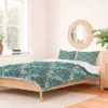 Jenean Morrison Mirror Image Duvet Cover Set Blue - Deny Designs