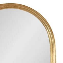 Kate & Laurel All Things Decor 8"x38" Caskill Framed Arch Wall Mirror Gold