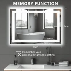 MAYEERTY Bathroom Mirror Dual Light Source Three Lighting Modes -Umbra Home Decor Shop GUEST af94f1f0 fc7c 4af0 8980 97e93065db26