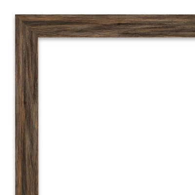 17" X 51" Regis Narrow Framed Full Length On The Door Mirror Light Brown - Amanti Art 2 17" X 51" Regis Narrow Framed Full Length On The Door Mirror Light Brown - Amanti Art - Image 2