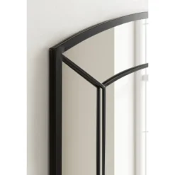 Kate & Laurel All Things Decor 36"x27" Gervais Arch Wall Mirror Black -Umbra Home Decor Shop GUEST b00930c6 64ce 4819 a489 ef8bfa02b5d9
