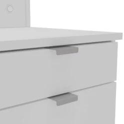 Olivia Vanity Table With Lighted Mirror White - Polifurniture: Modern Design, 6 Drawers, Storage Cabinet -Umbra Home Decor Shop GUEST b129ca30 9630 4731 988f 5463470d46c3