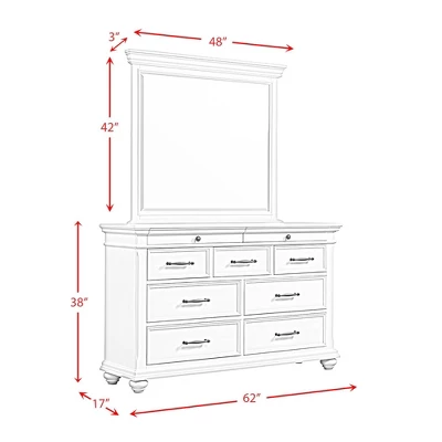 Brooks 9 Drawer Dresser With Mirror Beige - Picket House Furnishings 11 Brooks 9 Drawer Dresser With Mirror Beige - Picket House Furnishings - Image 11