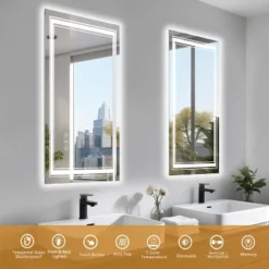 30x36 Inch Frameless LED Bathroom Mirror,Smart Mirror -Umbra Home Decor Shop GUEST b13e6945 edc8 4203 bd19 f41547f44ebd