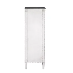 Magg 4 Drawer Jewelry Chest With Flip Up Mirror Antique White/Antique Gray Two Tone - HOMES: Inside + Out -Umbra Home Decor Shop GUEST b1e229a3 2adc 4df7 881a 97c67956677e