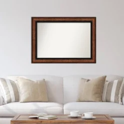 43" X 31" Non-Beveled Vogue Bronze Wall Mirror - Amanti Art -Umbra Home Decor Shop GUEST b49d7650 0bbe 4e9c 863a 739077393c35