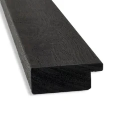 32" X 26" Non-Beveled Rustic Plank Espresso Narrow Wall Mirror - Amanti Art