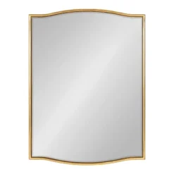 17" X 24" Sedelle Decorative Framed Wall Mirror Gold - Kate & Laurel All Things Decor