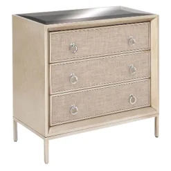 Wood And Metal Mirror Chest Silver/Gray - Olivia & May -Umbra Home Decor Shop GUEST b76739b6 2ea1 4b6d 9a04 ac27260ddc16