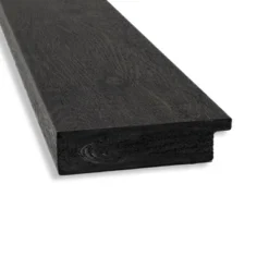 32" X 32" Non-Beveled Rustic Plank Espresso Bathroom Wall Mirror - Amanti Art