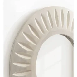 Kate & Laurel All Things Decor 26"x26" Usra Carved Wood Mirror White: Bohemian Style, Wall Mount -Umbra Home Decor Shop GUEST b7c05744 9580 493f a2f3 d1dd10d91035